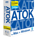 �uATOK 2011 for Mac [Mac + Windows]�v�p�b�P�[�W�ʐ^