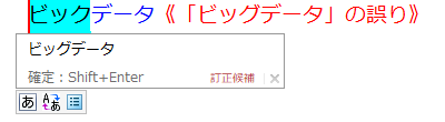 ビックデータ《「ビッグデータ」の誤り》